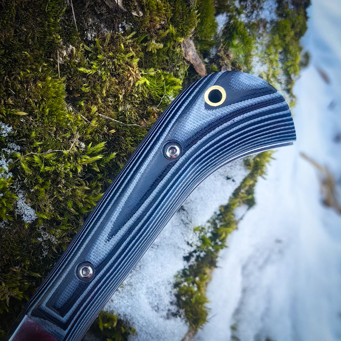 Складной Пчак из дамасской стали